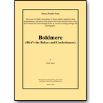 Storey Family Notes - Boldmere