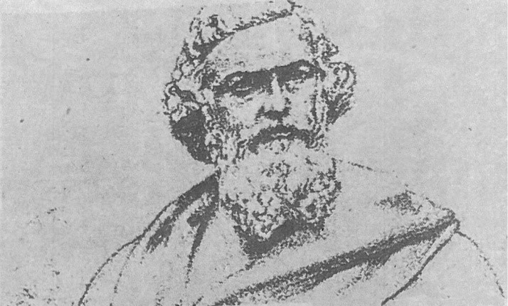 A bust of George Dawson