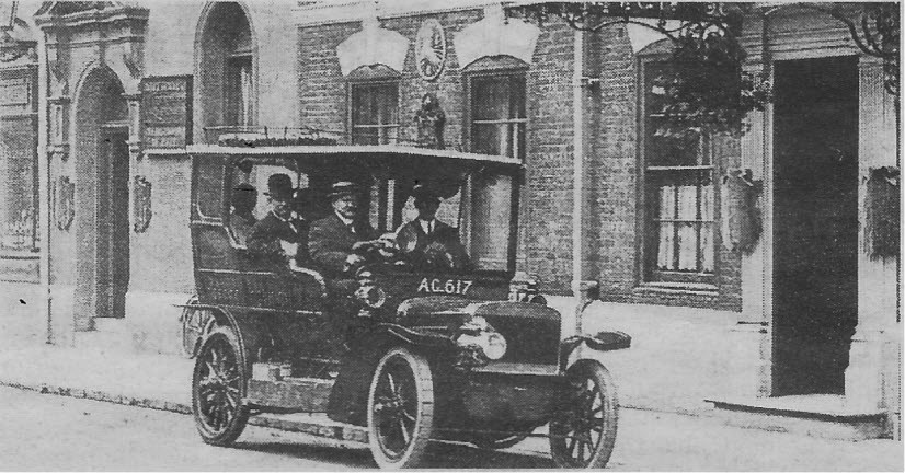 A motor car in early 20th century Sutton