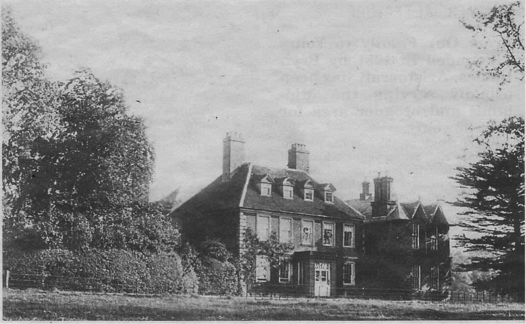 The Rectory, the residence of Riland Bedford. Courtesy: Sutton Coldfield Library